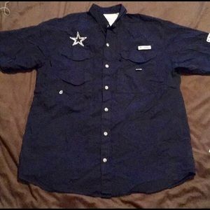 men's columbia dallas cowboys shirt